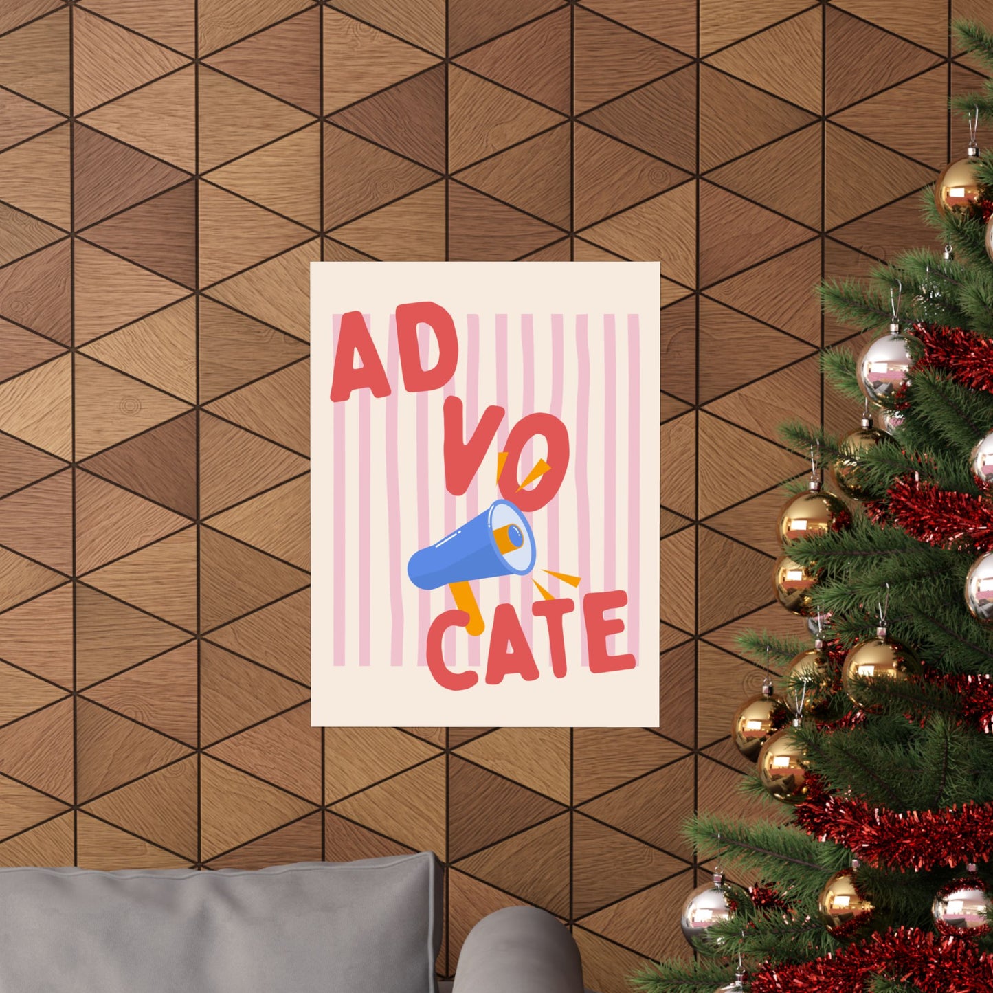 Advocate Poster, AD VO CATE Wall Art, Teacher Classroom Decor, Therapist Office Decor, Social Worker Poster, Inclusion Wall Art
