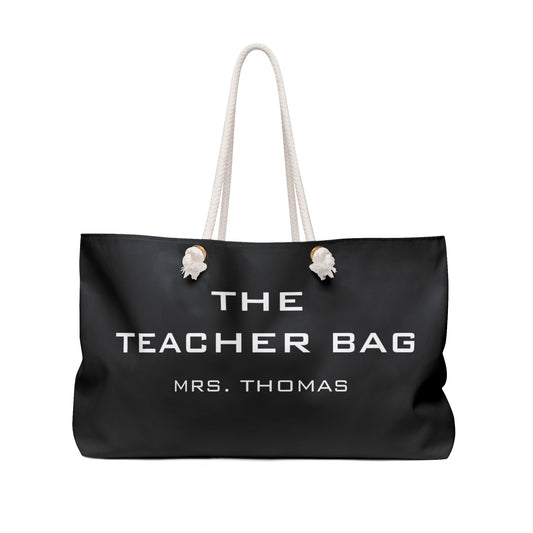 Personalzied "The Teacher Bag", Teacher Tote, Gift for Teacher