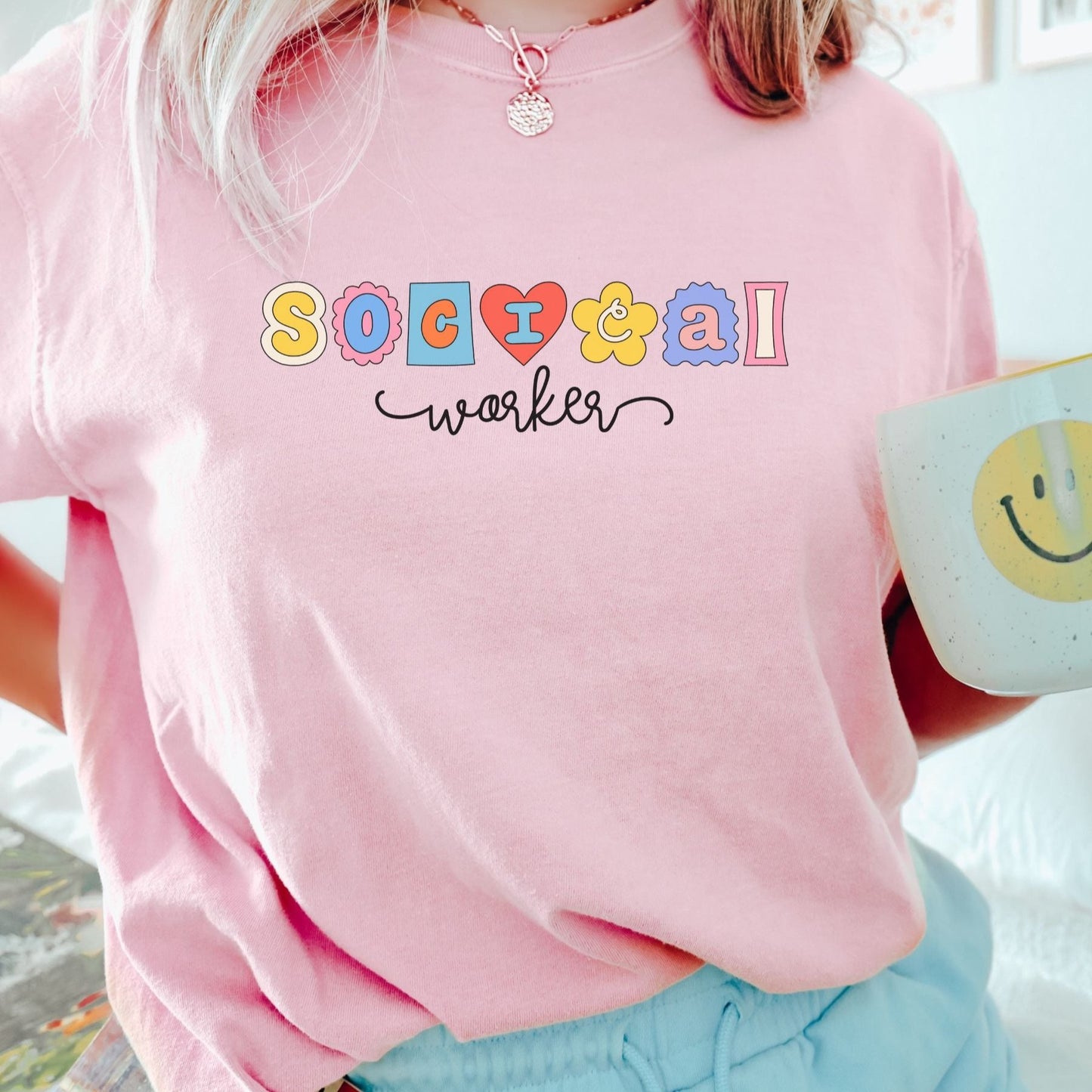 Comfort Colors Social Worker Tee, Social work graphic Tee, gift for social worker