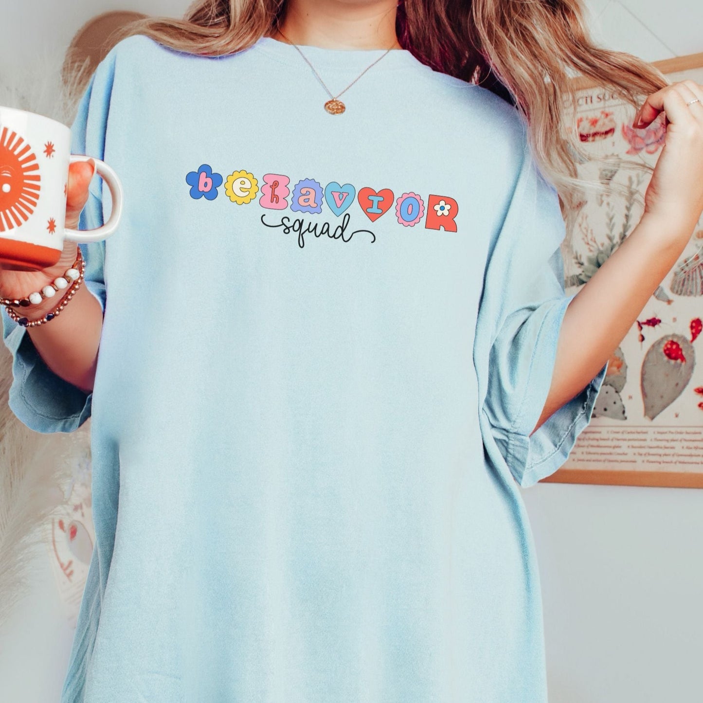 Comfort Colors Behavior Squad Tee, rbt bcba t shirts, gift for aba therapist, behavior tech t shirt