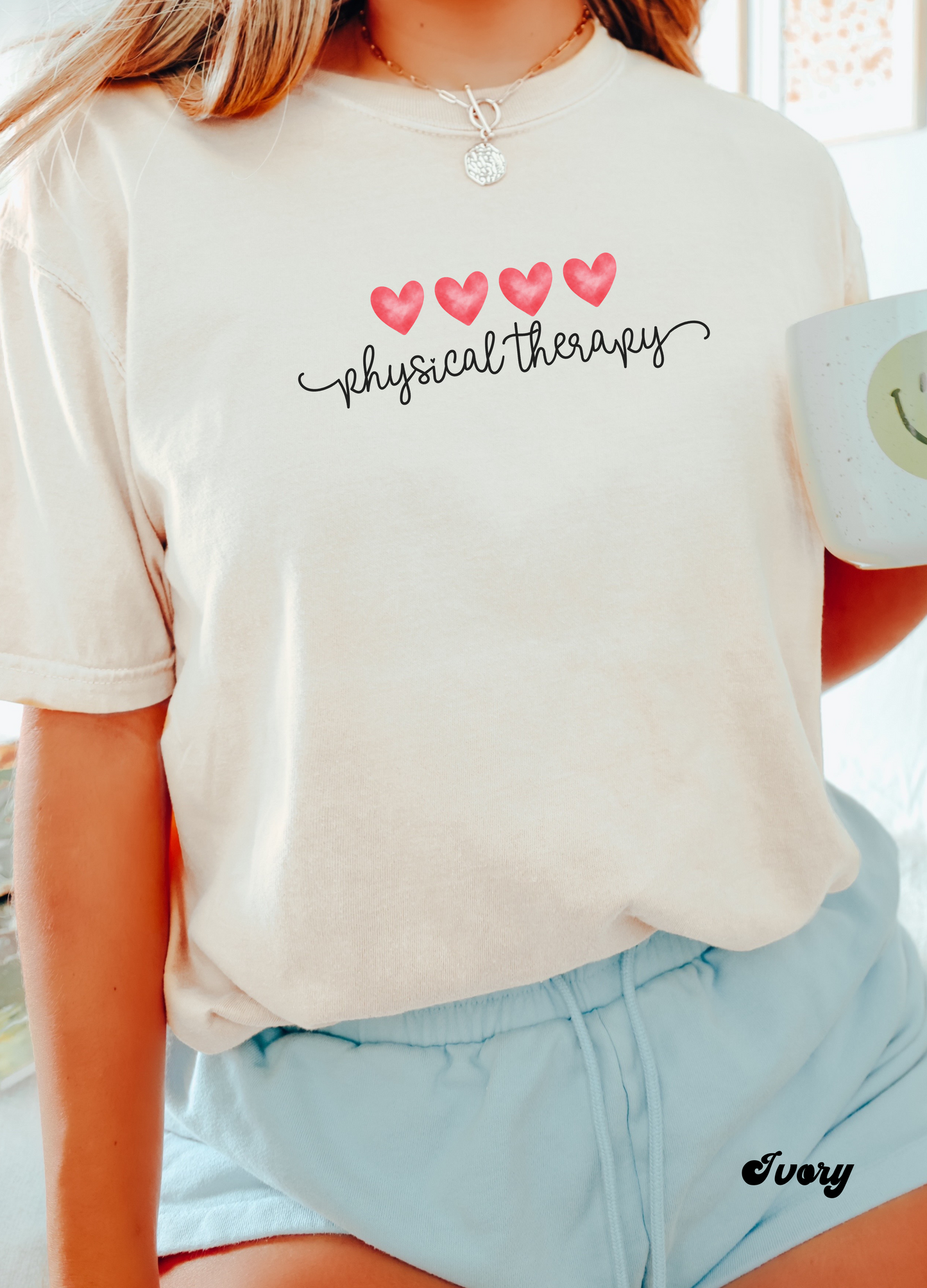 Physical Therapy Valentines Day Heart T-shirt, Minimalist physical therapist tee, gift for pt pta, comfort colors 1717