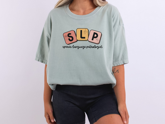 Speech Therapist AAC Communication T-Shirt, Sign Language Speech Tee, Neutral Speech t-shirt, Gift for Slp Slpa