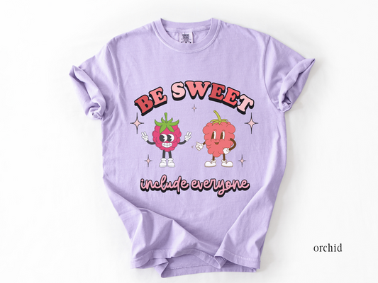 Spring Inclusion and Acceptance T-shirt, Special Education Teacher Apparel, Be Sweet Include Everyone Tee, Comfort Colors 1717
