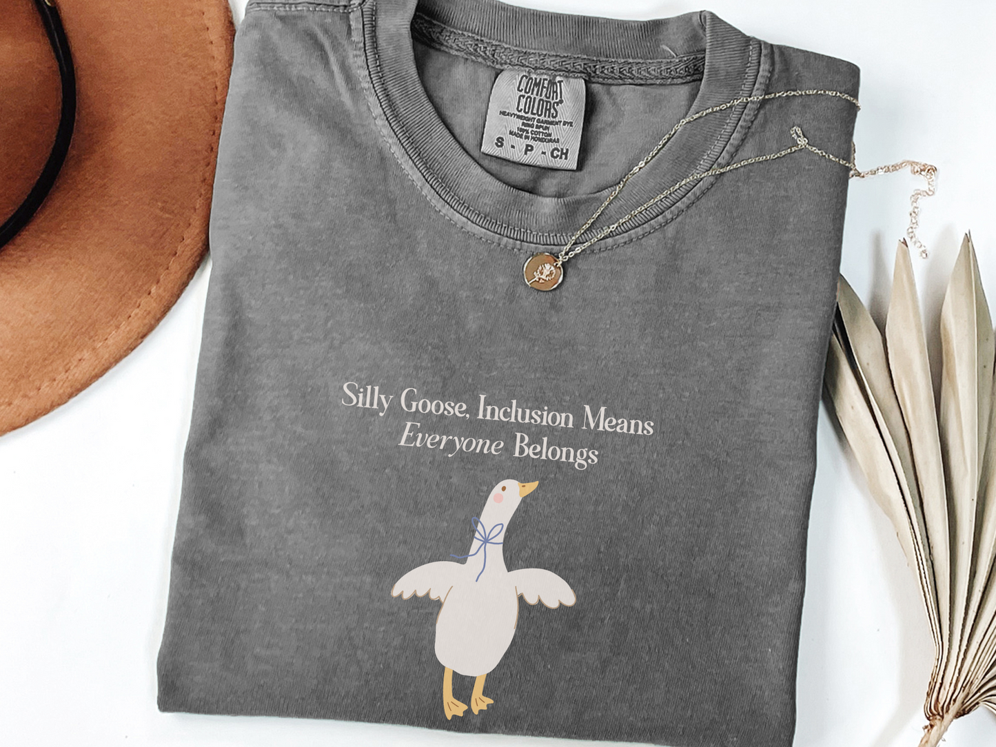 Goose Inclusion T-Shirt, Everyone Belongs Tee for Teachers, Therapists, Neurodiversity Advocates, Autism Acceptance T-Shirt
