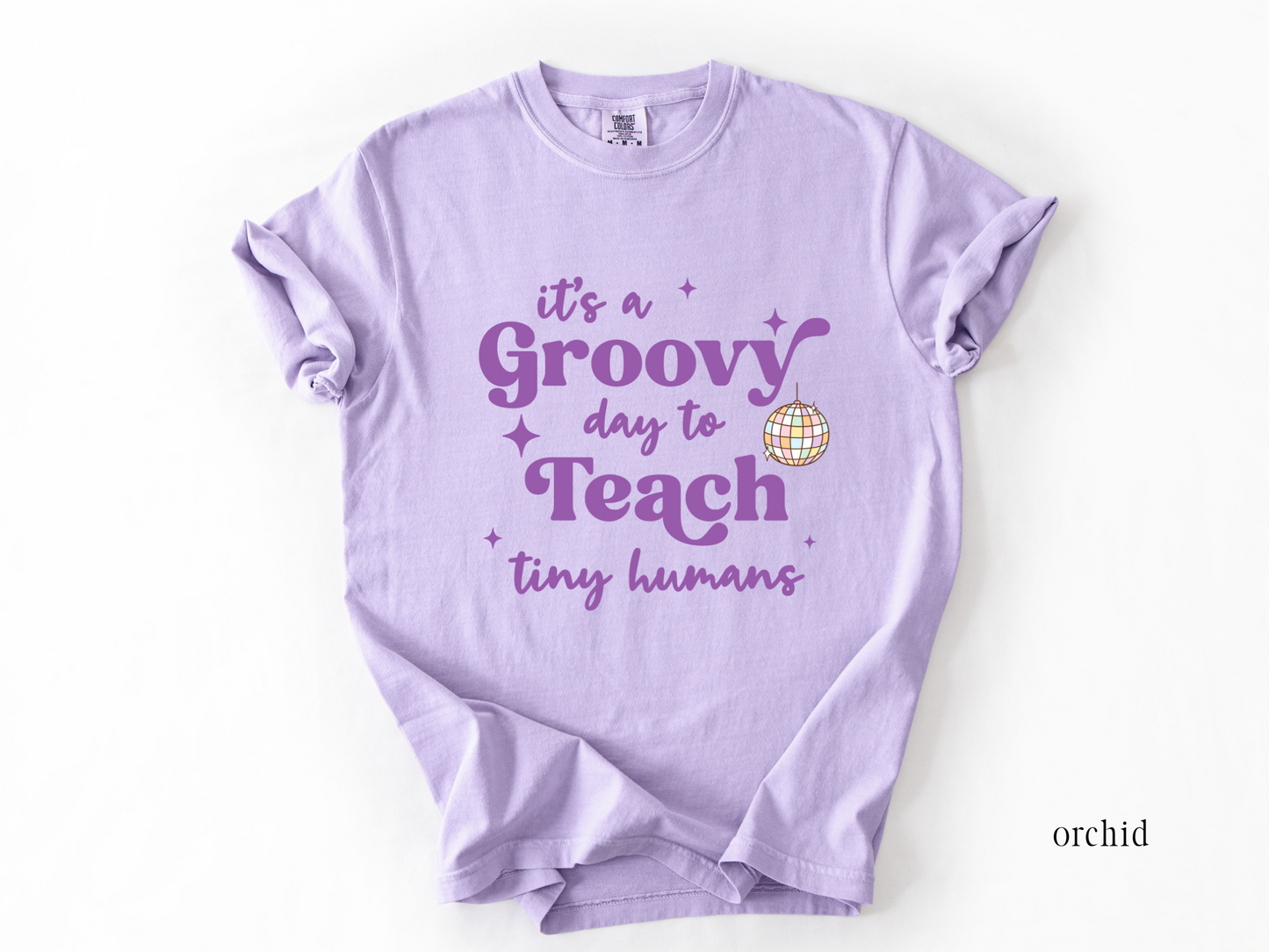 It's a Groovy Day to Teach Shirt, Retro Teacher T-Shirt for Women, Back to School Teacher Gift, Cute Teaching Tee for Educators