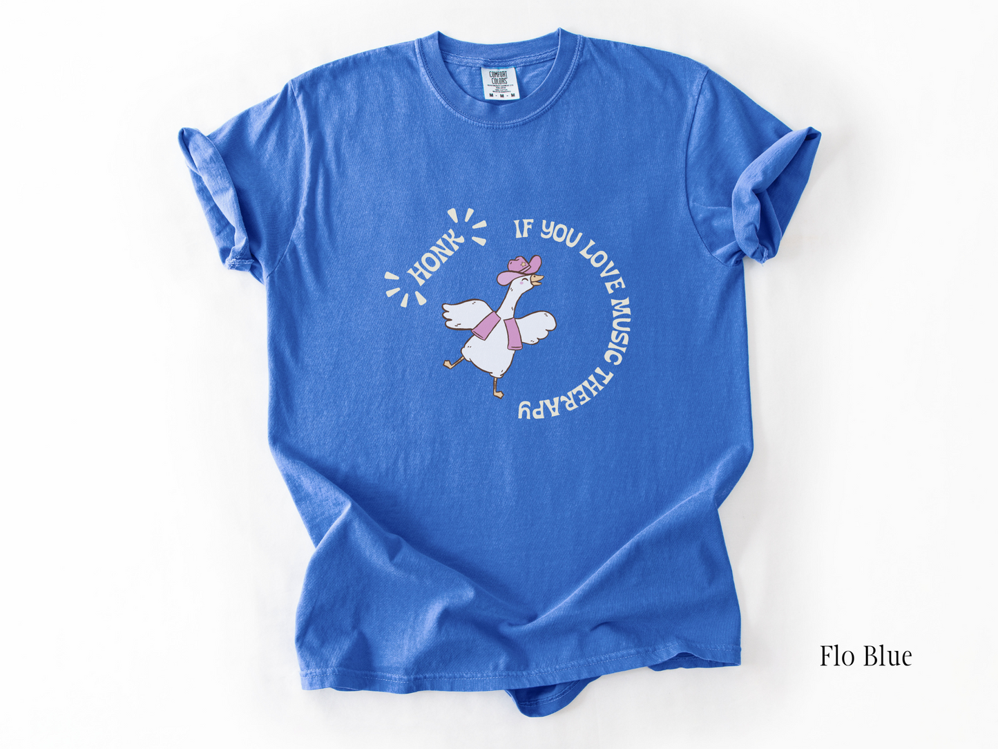 Honk If You Love Music Therapy Shirt, Goose Music Therapy T-Shirt, Cute Music Therapy Gift for Therapists