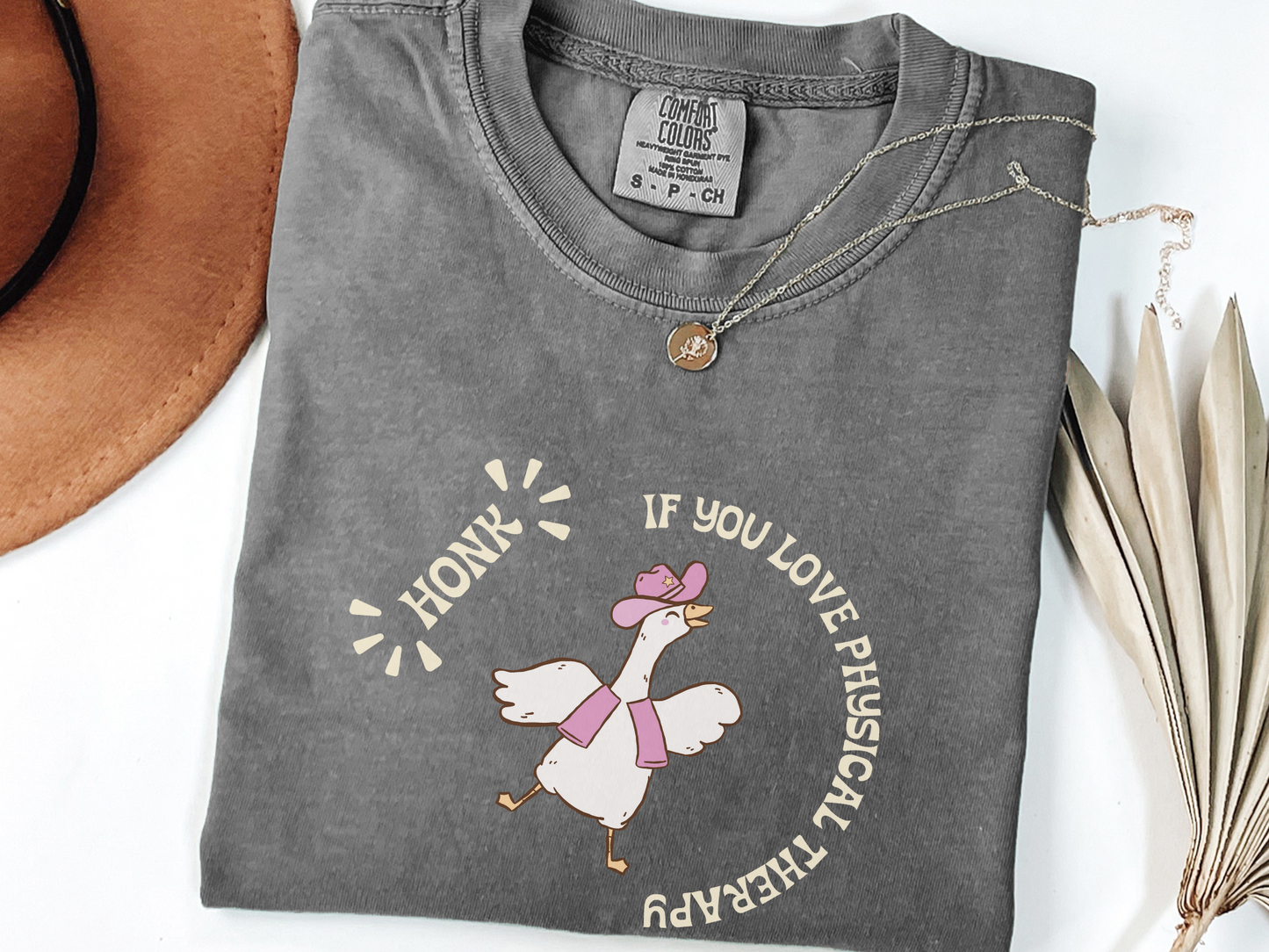 Honk If You Love Physical Therapy Shirt, Goose Physical Therapy T-Shirt, Cute Gift for Physical Therapists DTP PTA