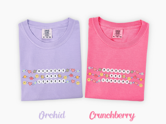 Friendship Bracelet School Librarian shirt, Readers are Leaders, Reading Teacher Tee, Gift for School Librarian