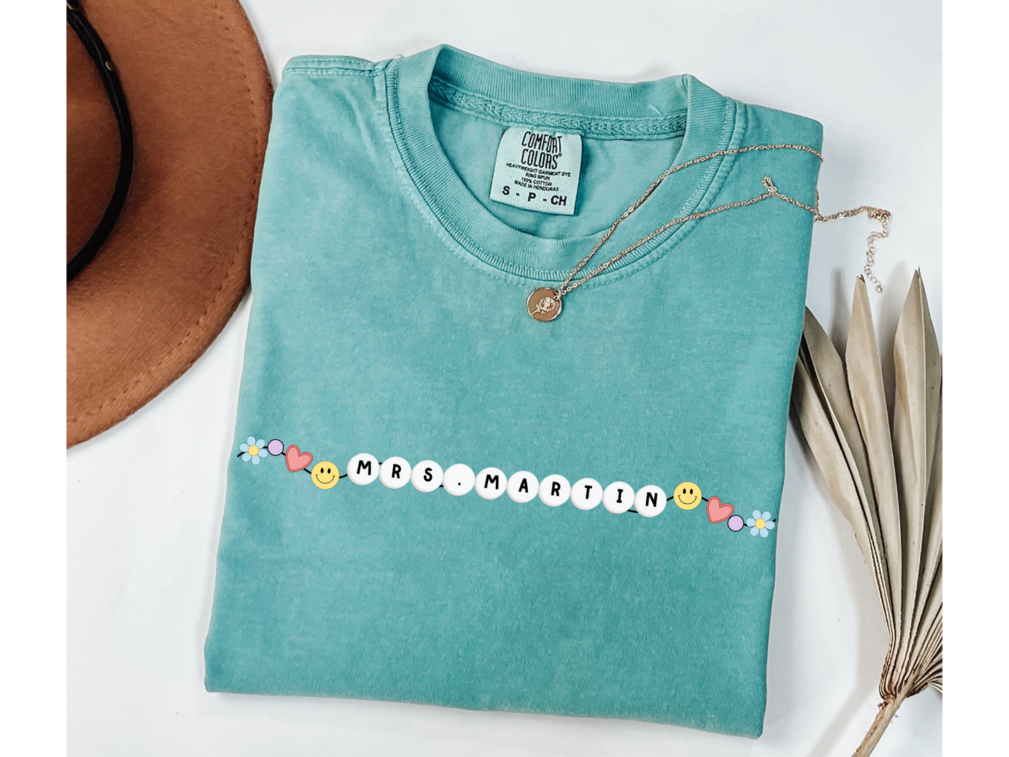 Personalized Friendship Bracelet Shirt - Custom Name or Occupation Teacher Gift