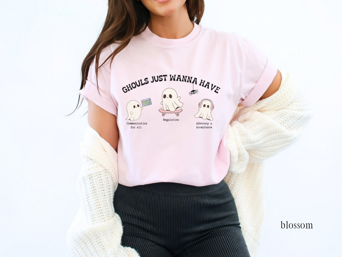 Ghouls Just Wanna Have Inclusion and Advocacy T-Shirt, Halloween Autism Acceptance T-Shirt, Inclusive Spooky Tee, Gift for Advocate