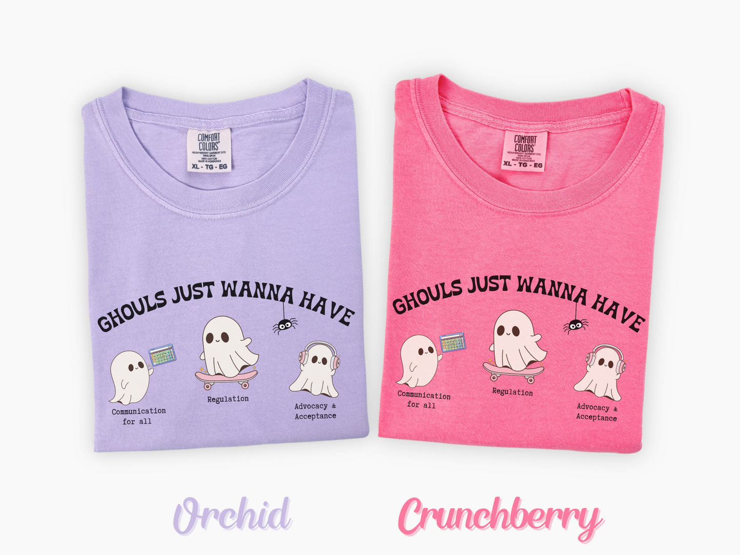 Ghouls Just Wanna Have Inclusion and Advocacy T-Shirt, Halloween Autism Acceptance T-Shirt, Inclusive Spooky Tee, Gift for Advocate