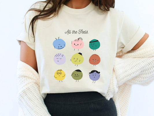 All The Feels Emotions Blobs T-Shirt