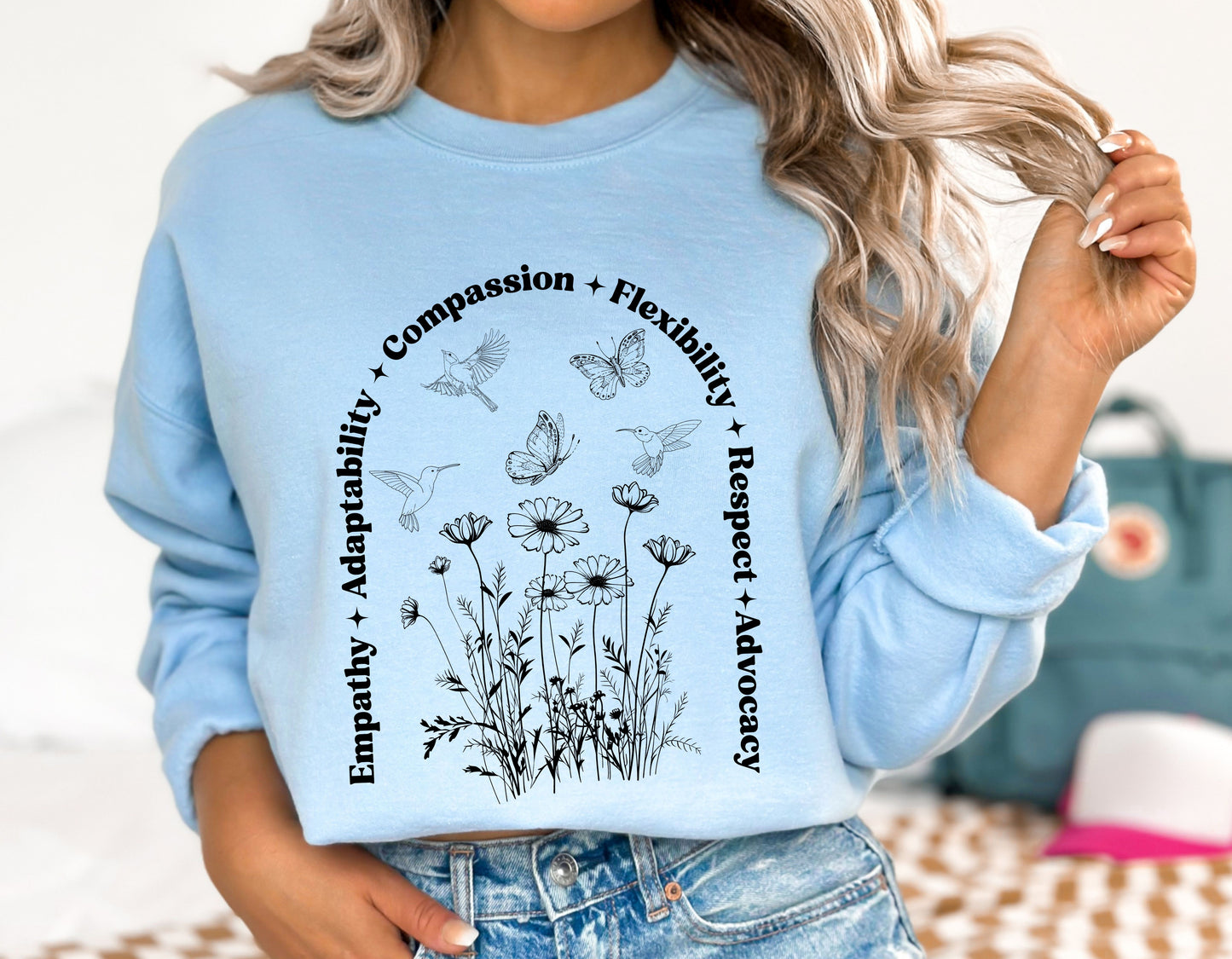 Neurodiversity sweatshirt, special education crewneck, Unisex Heavy Blend