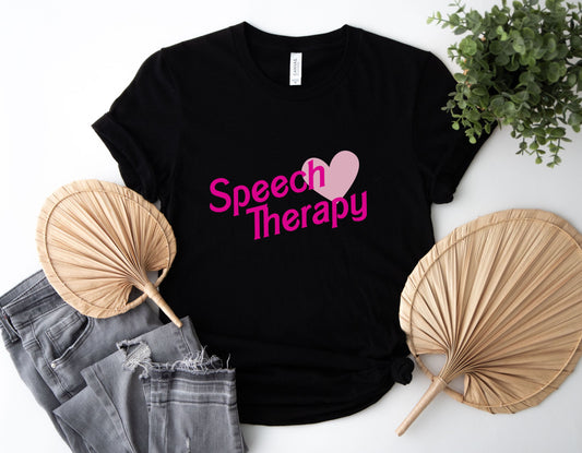 Speech 90s Shirt, SLP Hear T-shirt, Speech Language Apparel, Unisex Jersey Bella Canvas T-Shirt