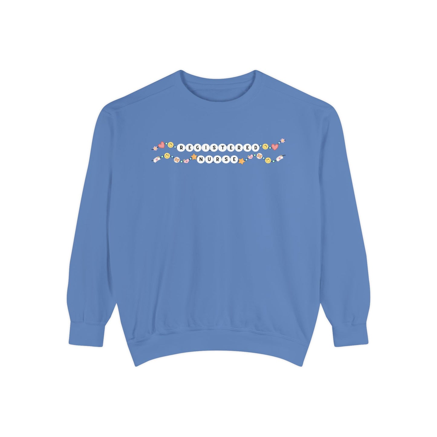 Comfort Colors Registered Nurse Friendship Bracelet Sweatshirt, Registered Nurse Crewneck, gift for Nurse, Comfort Colors 1566