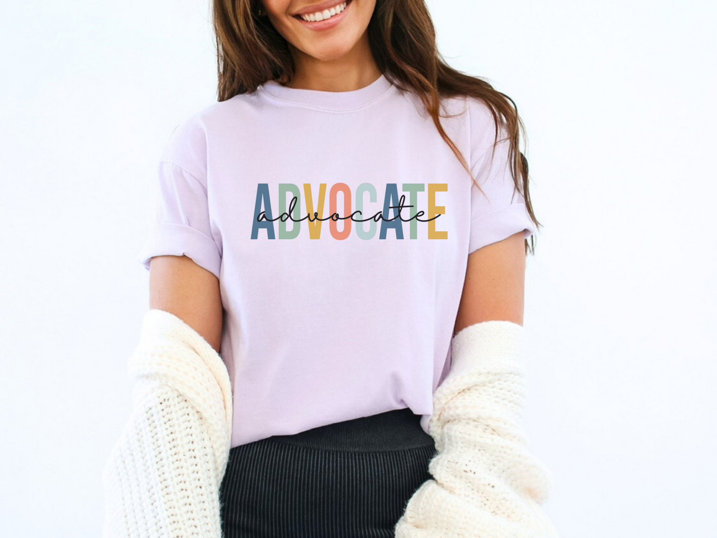 Minimalist Advocate Shirt, Boho Advocacy Tee, Gift for Advocates, Advocacy Apparel