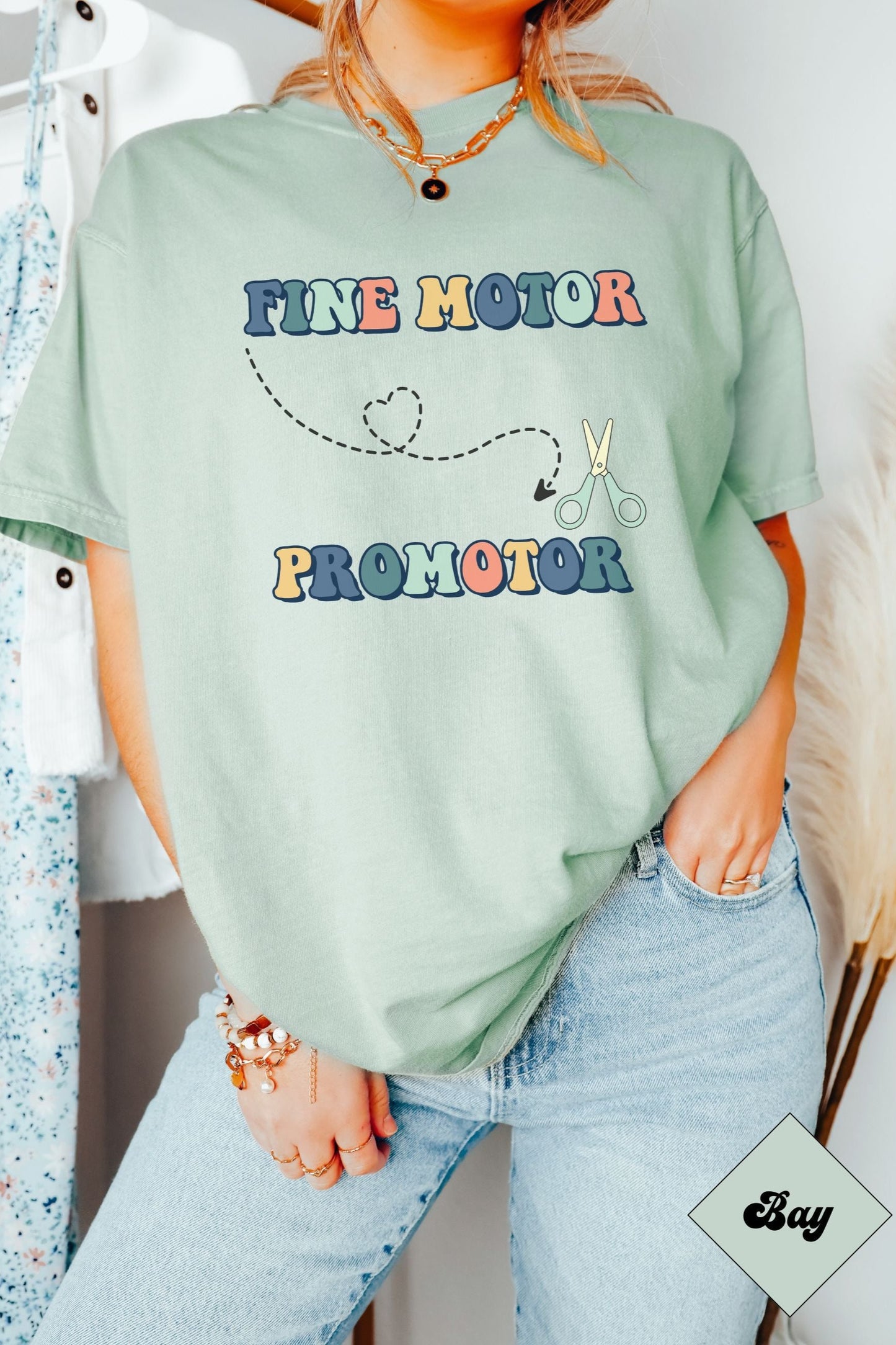 Comfort Colors OT Shirt, Fine Motor Promotor, Gift for Occupational Therapist, Funny OT OTA