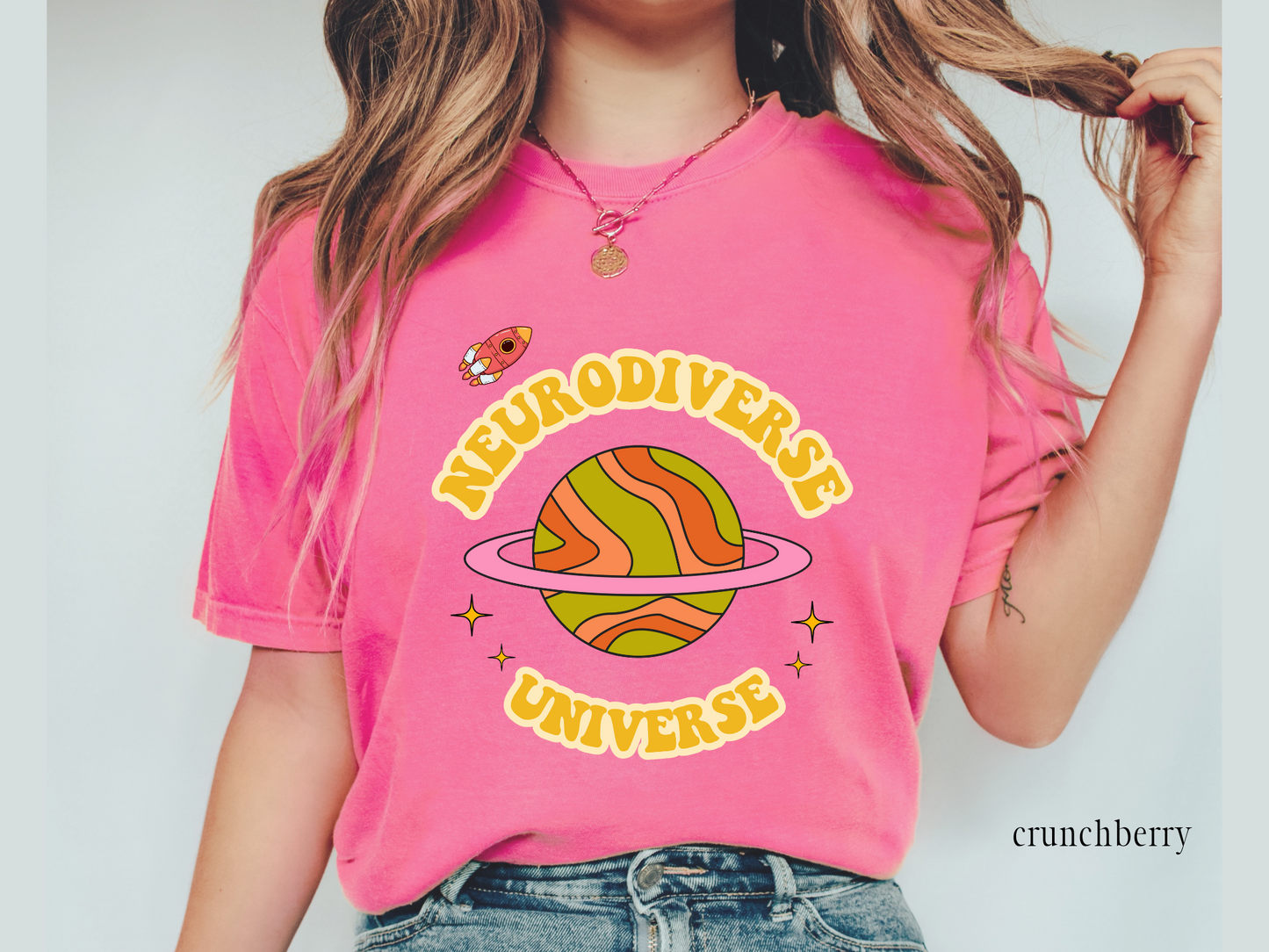 Neurodiverse Universe shirt, Neurodiversity Shirt, Unisex Comfort Colors® 1717