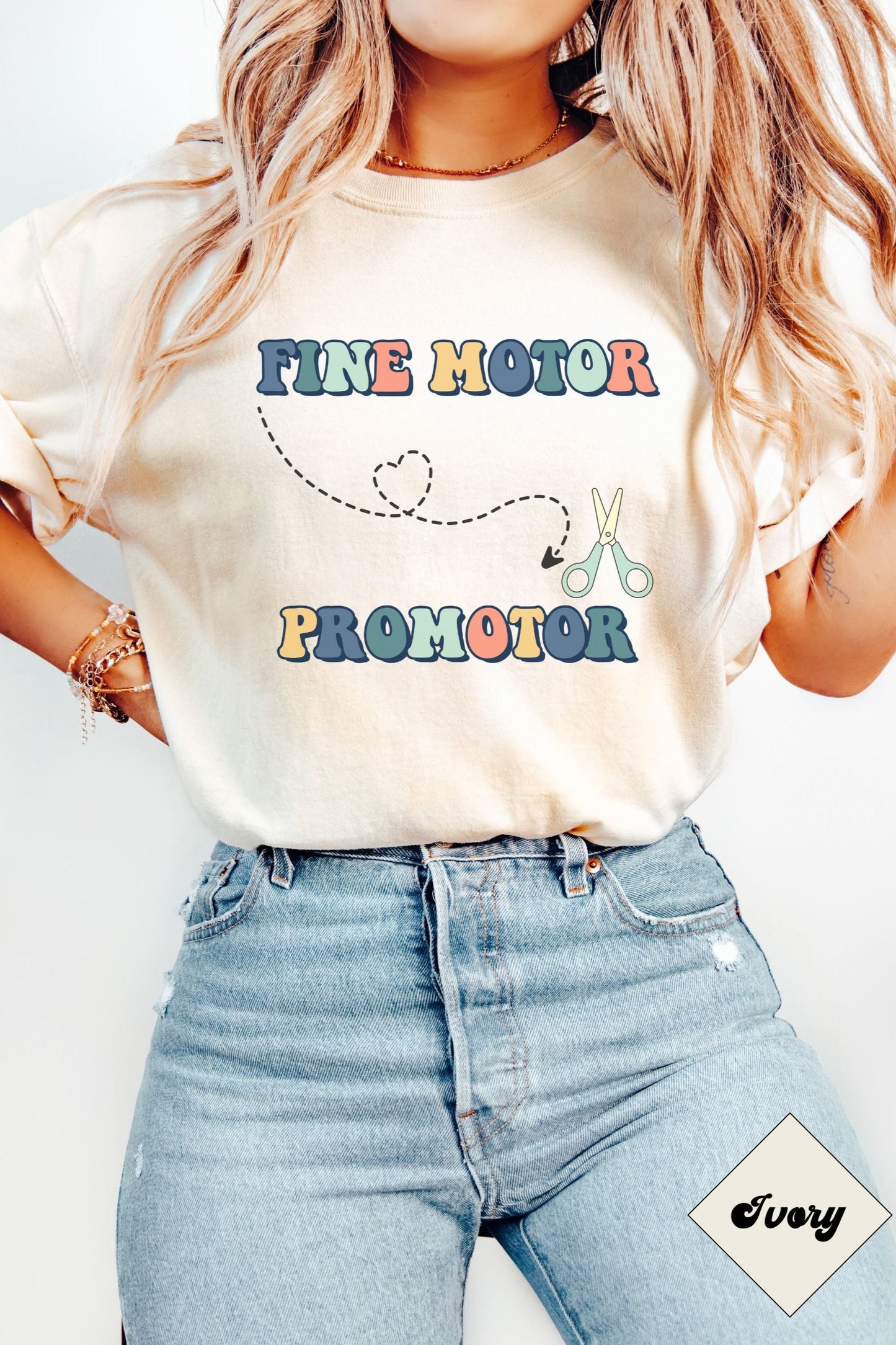 Comfort Colors OT Shirt, Fine Motor Promotor, Gift for Occupational Therapist, Funny OT OTA