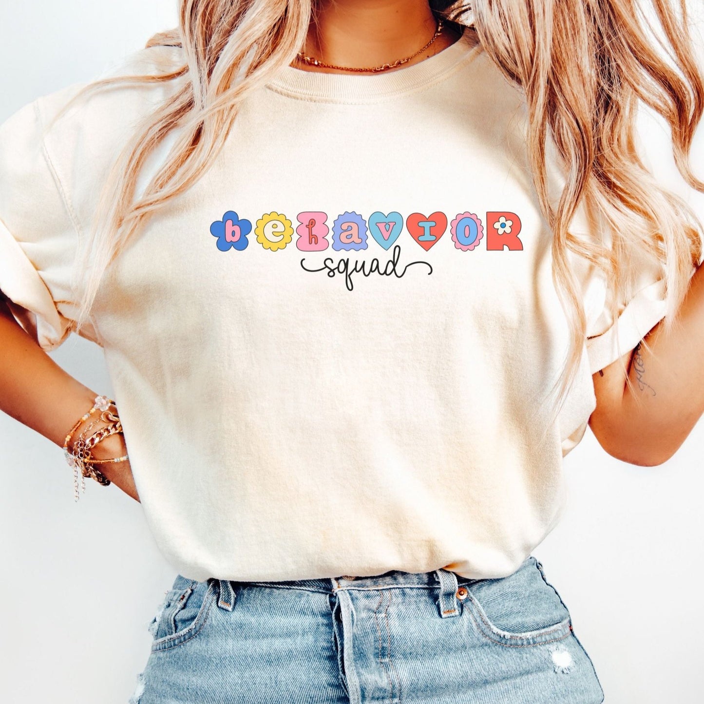 Comfort Colors Behavior Squad Tee, rbt bcba t shirts, gift for aba therapist, behavior tech t shirt