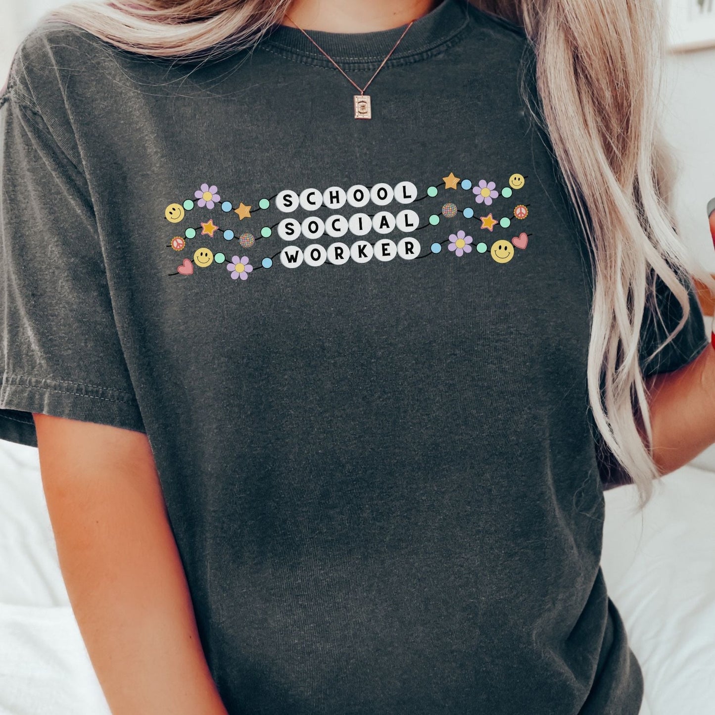 Comfort Colors School Social Worker Tee, School Social work graphic Tee, gift for ssw