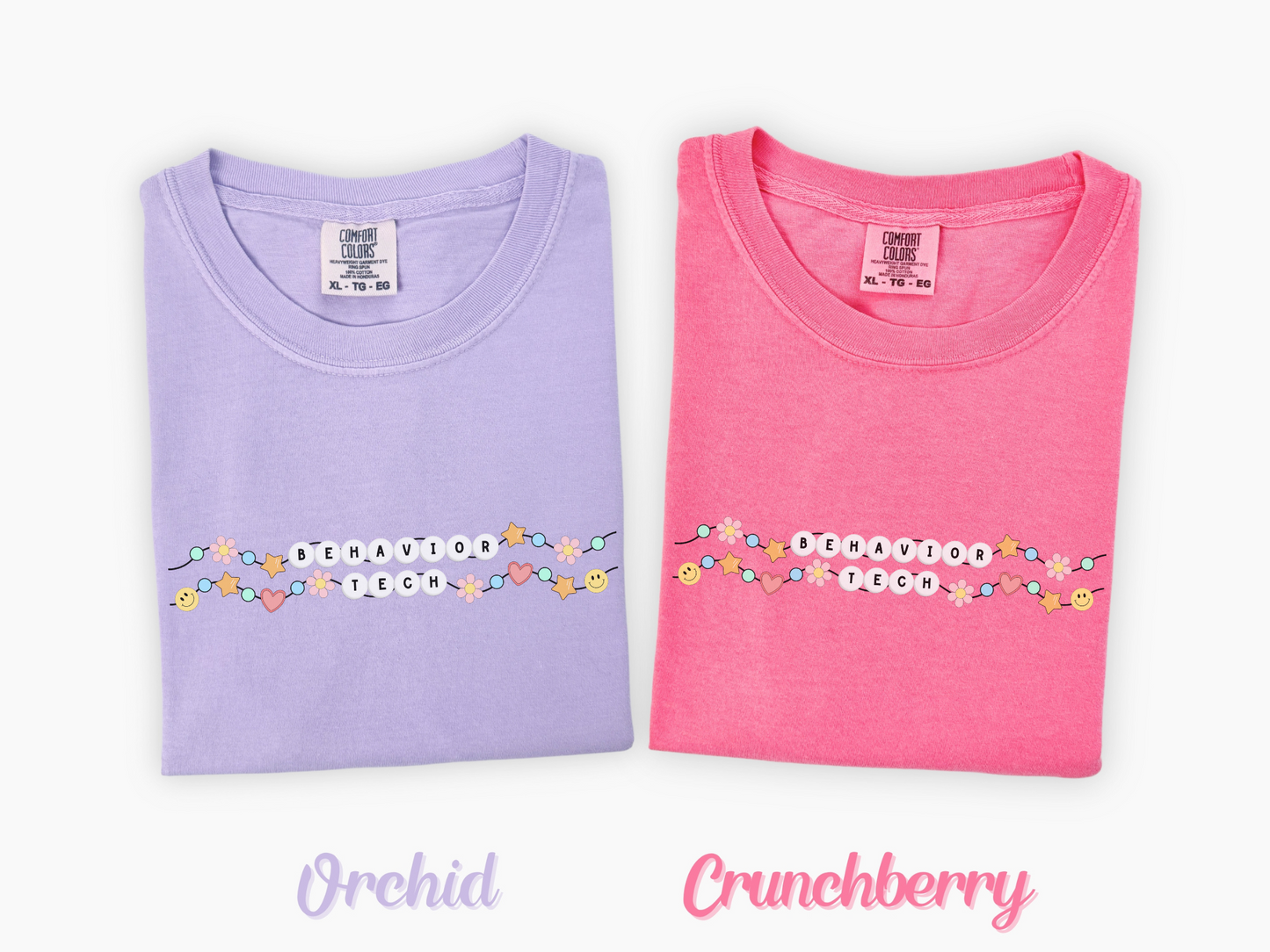 Behavior Technician Friendship Bracelet Shirt, RBT Retro Graphic Tee, Gift For Behavior Tech, Comfort Colors Aba Merch