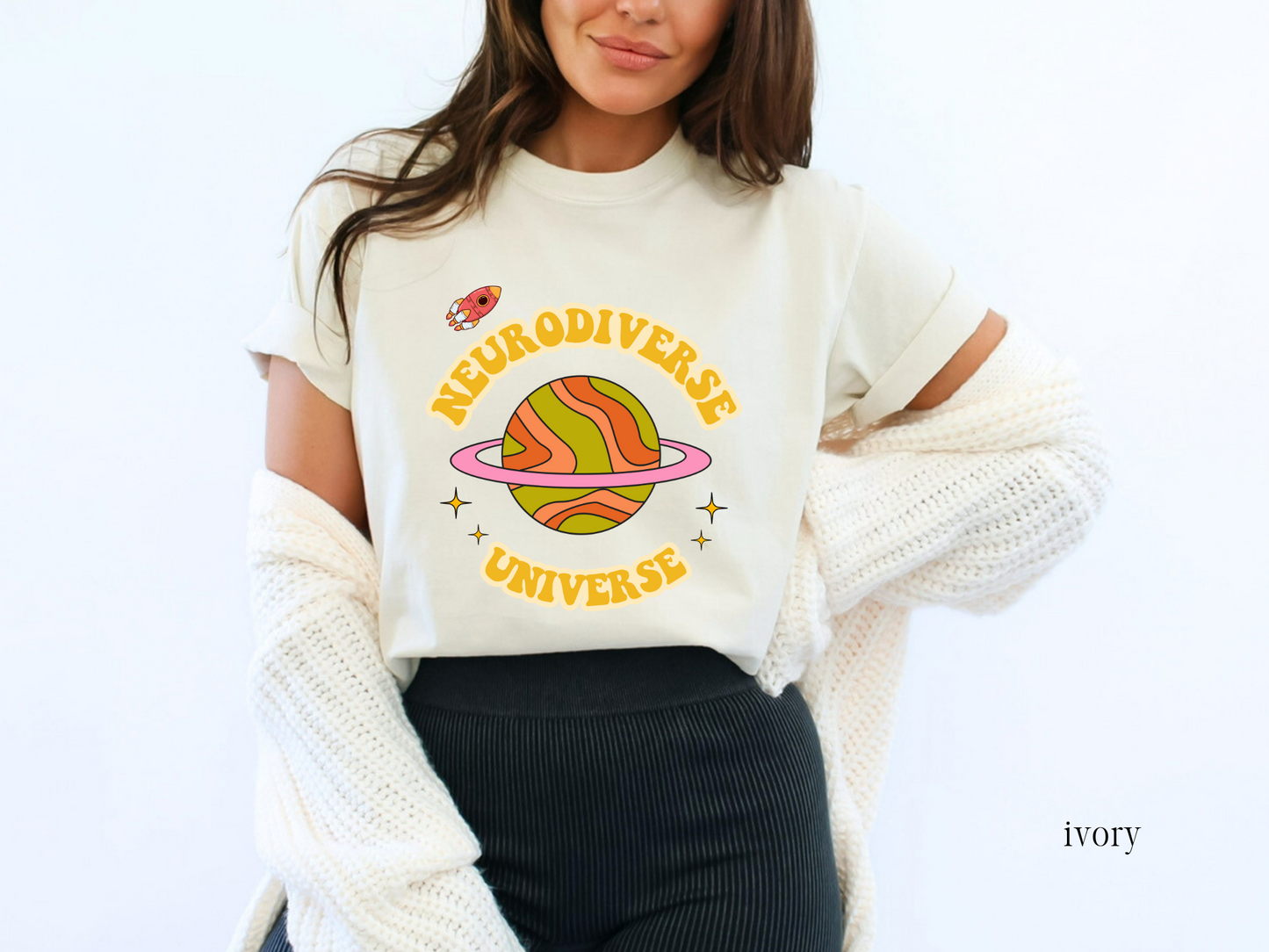 Neurodiverse Universe shirt, Neurodiversity Shirt, Unisex Comfort Colors® 1717
