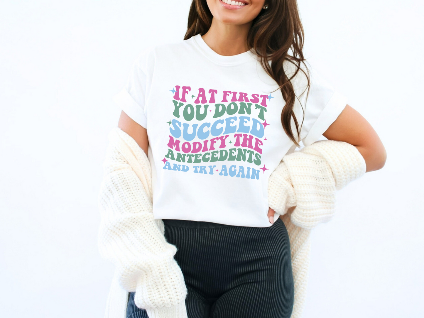 Funny ABA shirt, If at first you don't succeed, Behavior squad, gift for behavior analyst, behavior tech