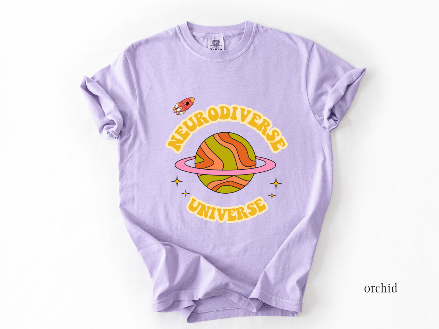 Neurodiverse Universe shirt, Neurodiversity Shirt, Unisex Comfort Colors® 1717