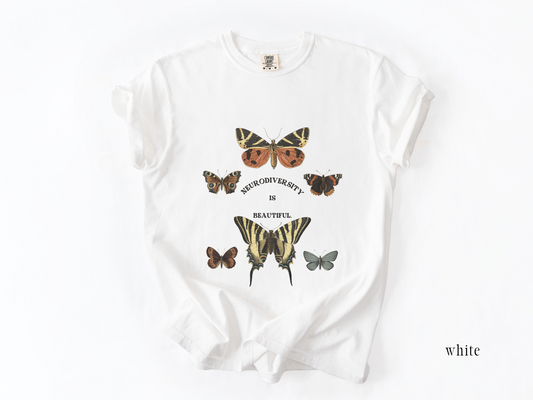 Neurodiversity is Beautiful T-Shirt, Inclusion and Advocacy Shirt, Comfort Colors® 1717