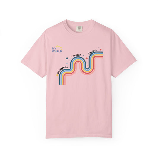 CUSTOM of Progress is Not Linear, ABA shirt, Special education, gift for behavior analyst, behavior technician, Unisex soft style