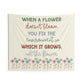 When a Flower Doesn't Bloom Tapestry | Inclusion Classroom Decor | Special Education Wall Hanging | Teacher Gift | Advocacy Quote