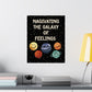 Outer Space Emotions Wall Art, Space Themed Counseling Therapy Decor, Emotional Regulation Print, Classroom Matte Vertical Posters