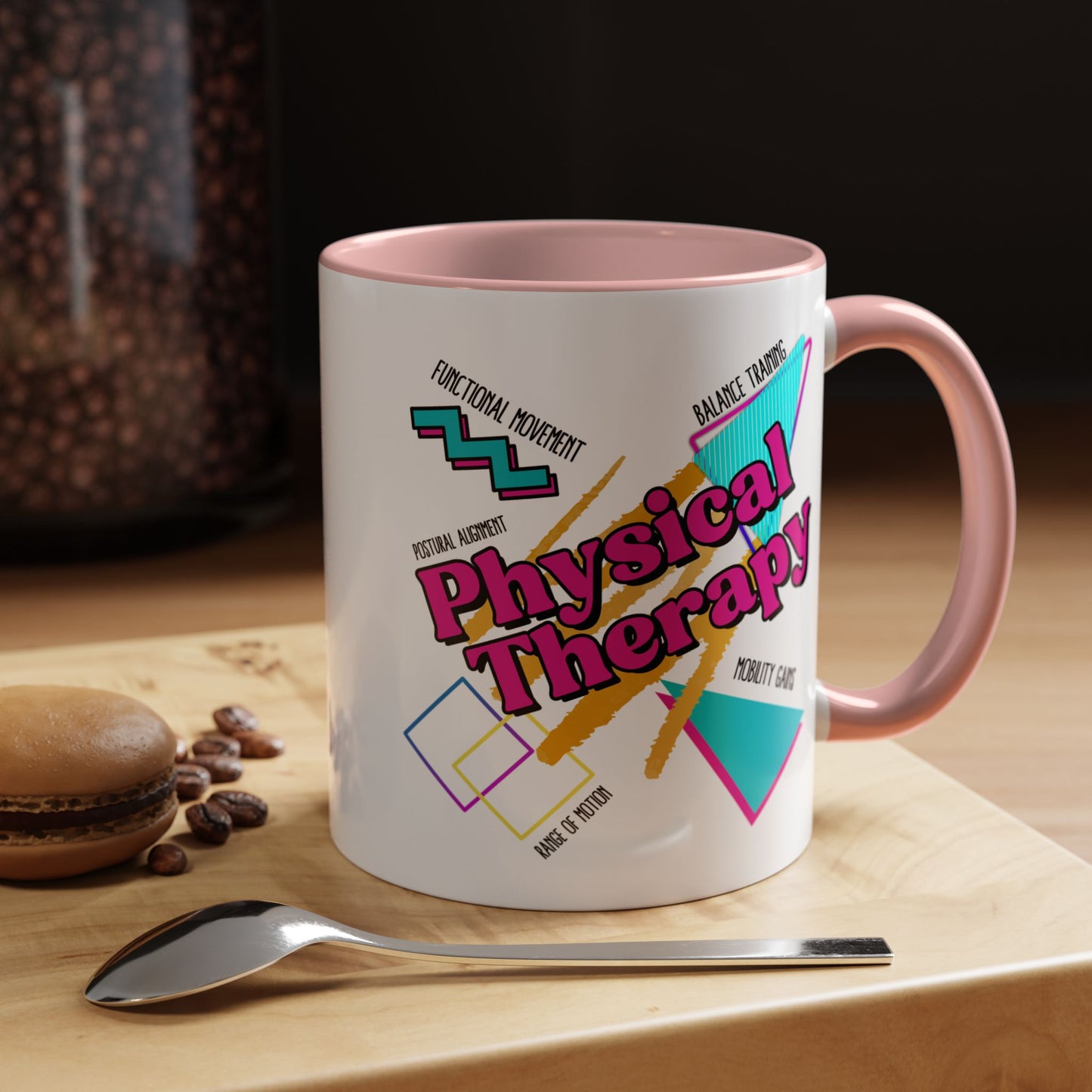 90s Style Physical Therapy Mug for Physical Therapists and Assistants, Unique Physical Therapy Gift, Retro PT Coffee Cup