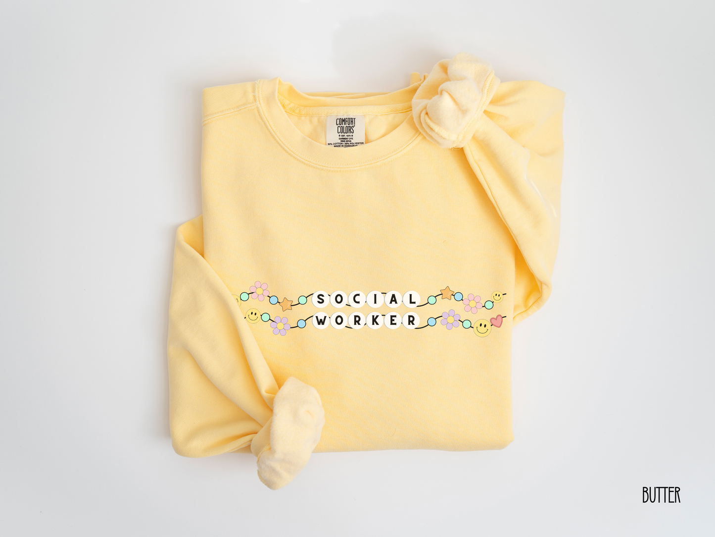 Social Worker Friendship Bracelet Sweatshirt - Unique Gift for Social Workers, Cozy Unisex Jumper, Thank You Present, Appreciation Top,