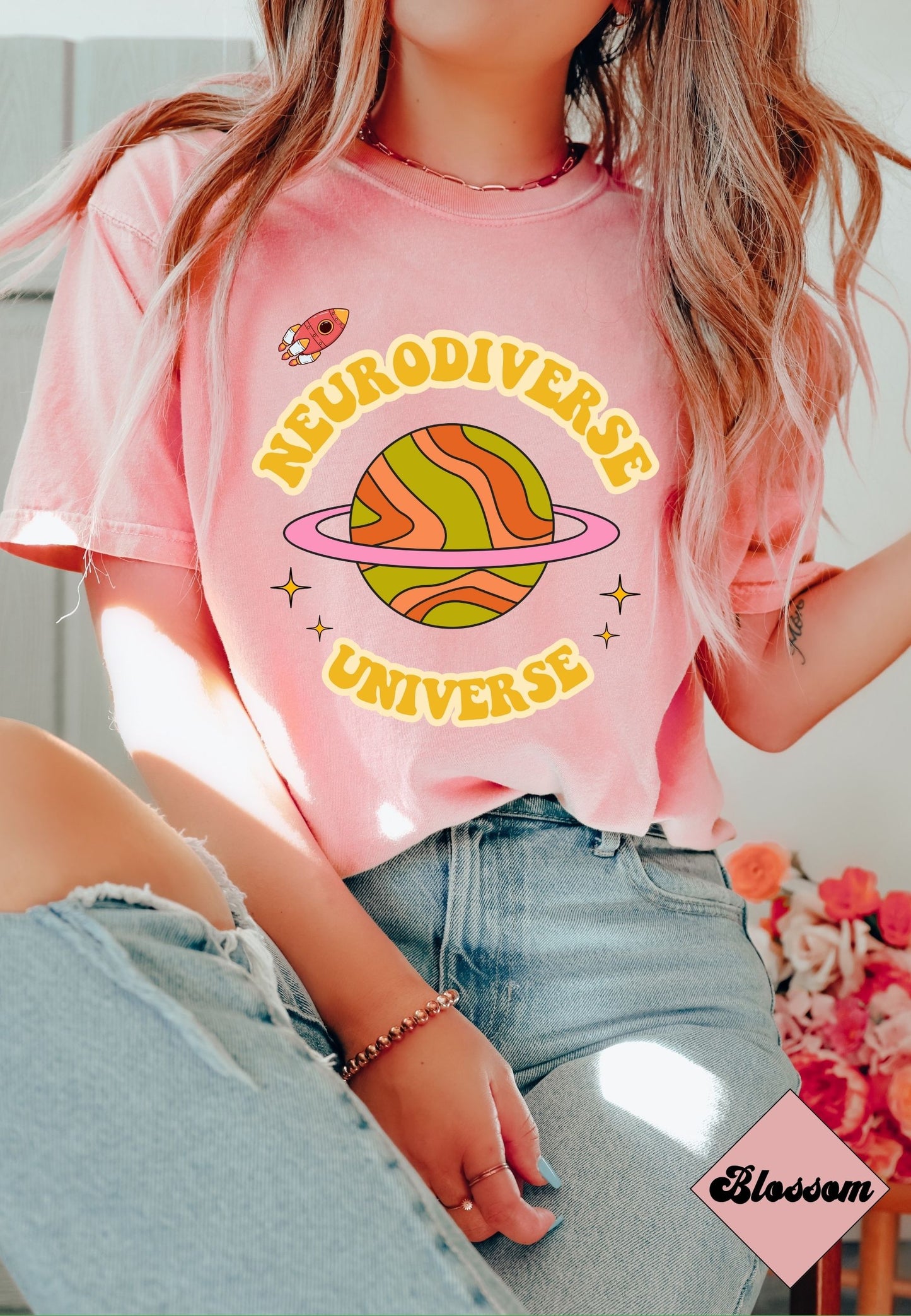 Neurodiverse Universe shirt, Neurodiversity Shirt, Unisex Comfort Colors® 1717