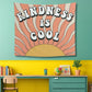 Retro Classroom Tapestry, Kindness is Cool Teacher Decor, Retro class decor, Teacher wall art, Classroom welcome sign