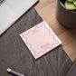 Personalized Post-it® Notes for Teacher, Counselor, Therapist, Custom Pink Bow Sticky Notes