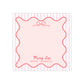 Personalized Post-it® Notes for Teacher, Counselor, Therapist, Custom Pink Bow Sticky Notes