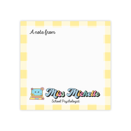 Personalized Post-it® Notes, Retro Style Sticky Notes