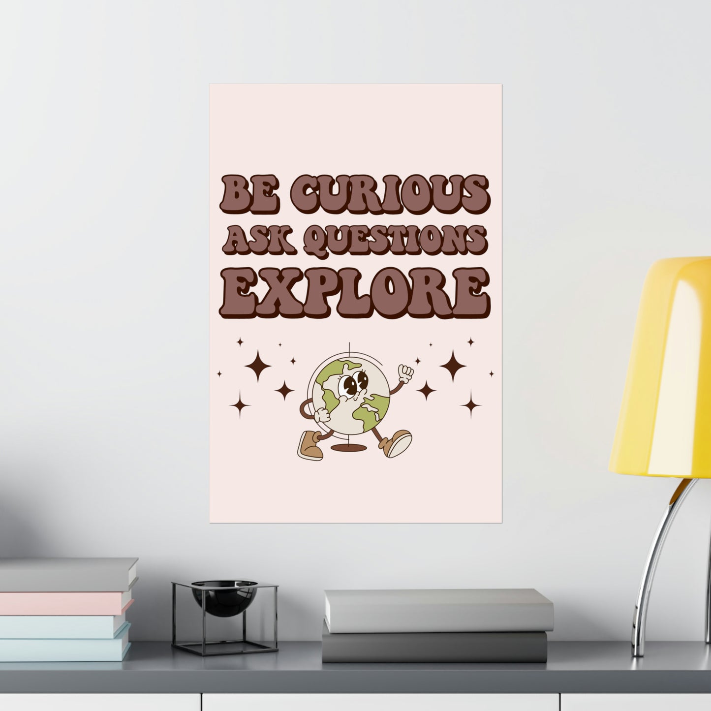 Retro Classroom Decor, Positive Affirmations for students, Therapist Wall Art, ABA poster, Educator Quotes, Matte Vertical Posters