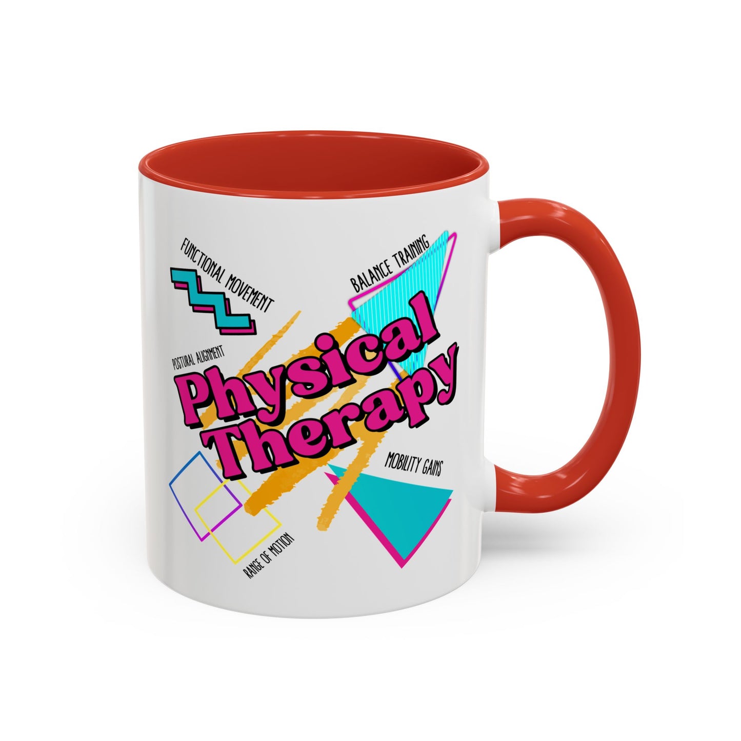 90s Style Physical Therapy Mug for Physical Therapists and Assistants, Unique Physical Therapy Gift, Retro PT Coffee Cup