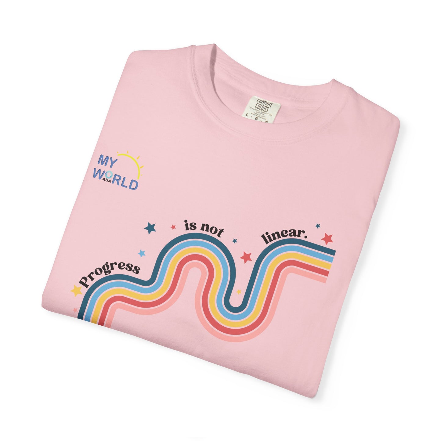 CUSTOM of Progress is Not Linear, ABA shirt, Special education, gift for behavior analyst, behavior technician, Unisex soft style