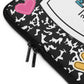 Personalized Composition Style Laptop Sleeve, Tablet Case for Teachers / Students, Custom Name Laptop Bag, Gift for Teacher