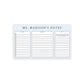 Personalized Minimalist Post-it® Note Pad, Gender Neutral Gift for Teacher Counselor Therapist