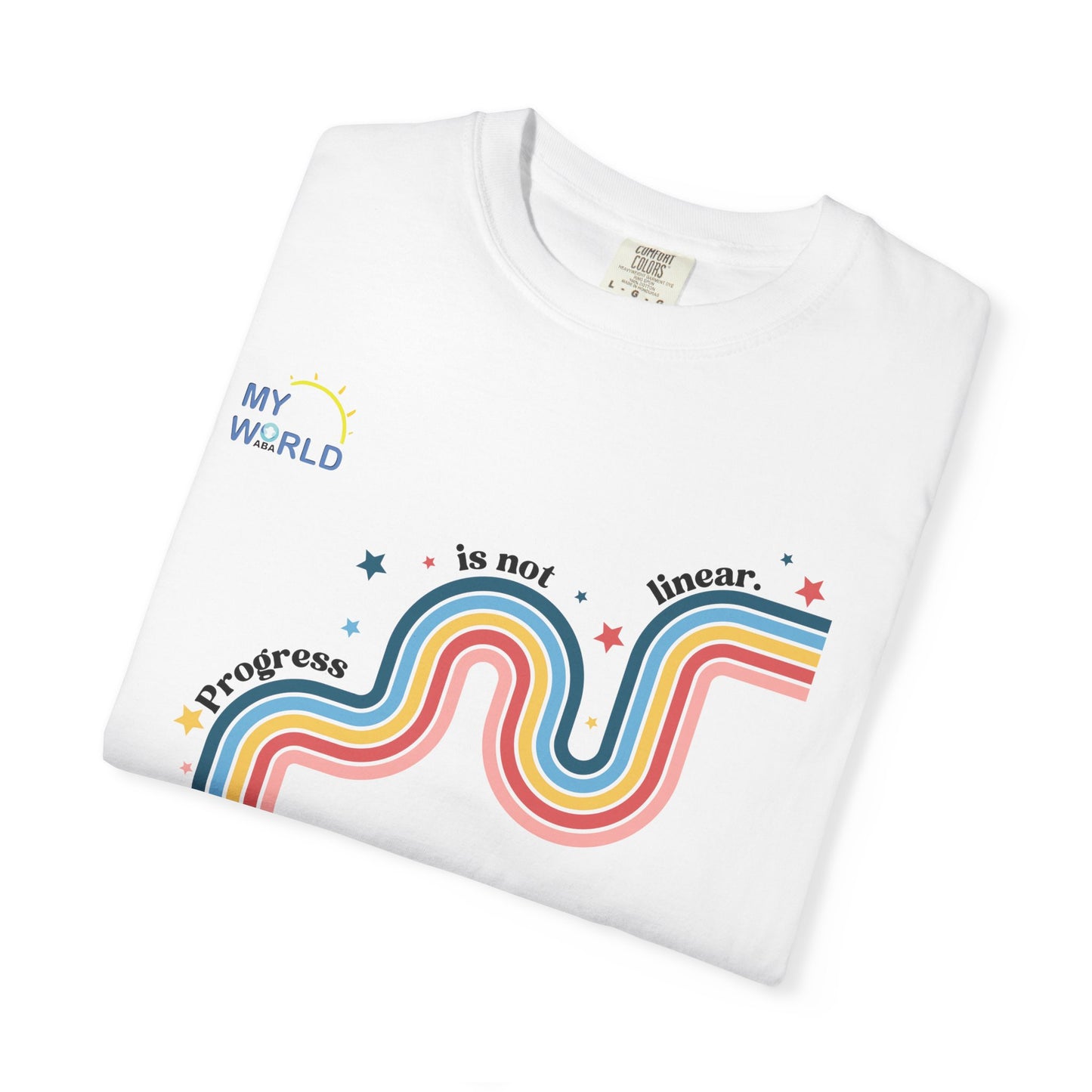 CUSTOM of Progress is Not Linear, ABA shirt, Special education, gift for behavior analyst, behavior technician, Unisex soft style