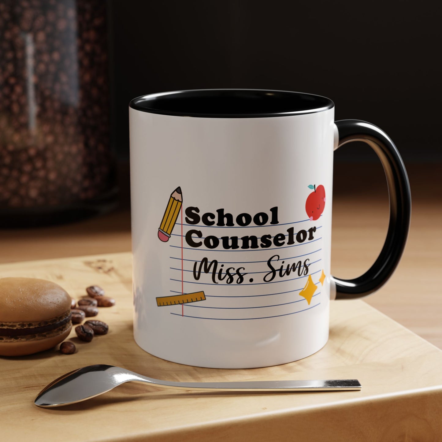 Personalized School Counselor Mug, Custom Gift for School Counselor, 11oz, 15oz