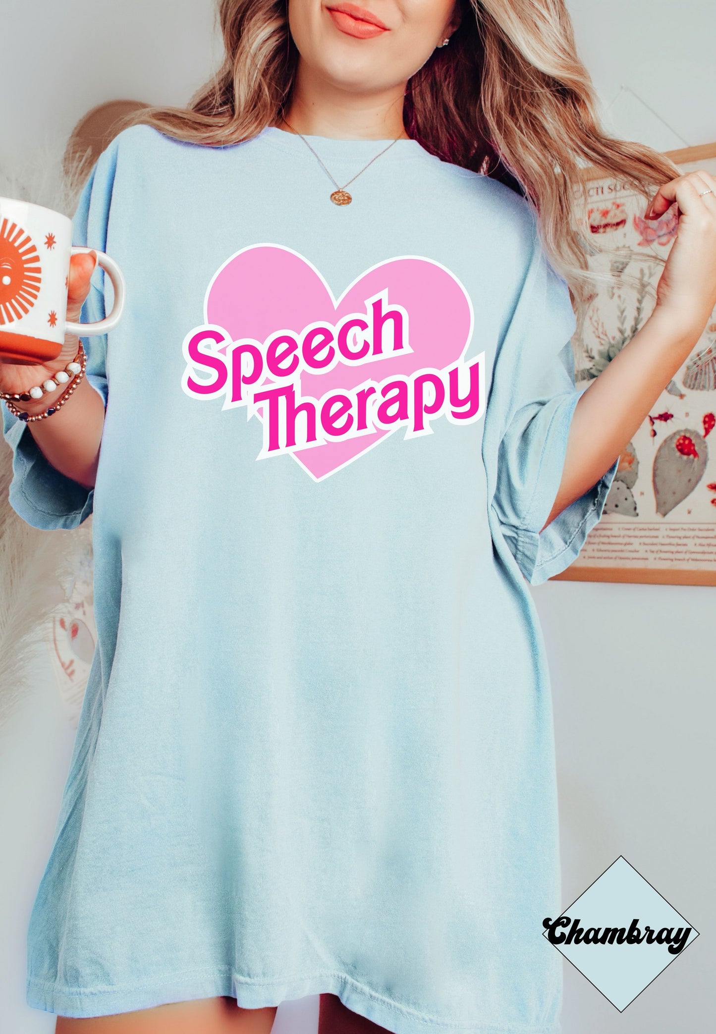 Speech Therapy Shirt, Doll themed SLP t shirt, Speech Language Pathologist Apparel, Unisex Jersey T-Shirt