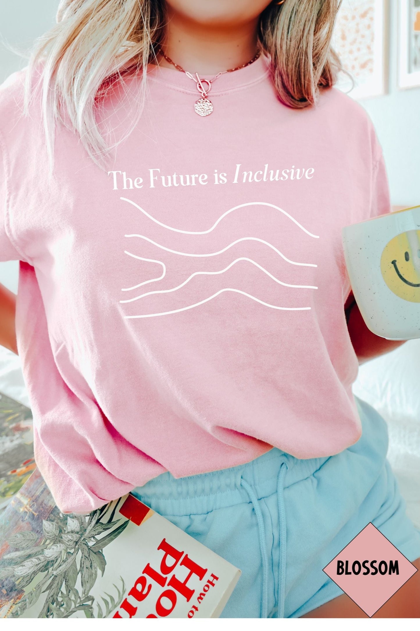 Comfort Colors Inclusion and Advocacy Shirt, Minimalist The future is inclusive Tee