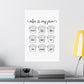 ABA Clinic Decor, BCBA rbt office Wall Art, ABA poster, Aba is my jam, Matte Vertical Posters